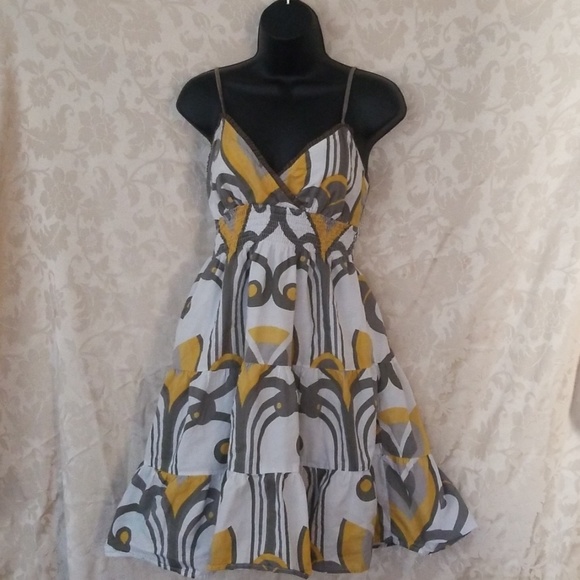 Speed Control Dresses & Skirts - Speed Control White and Yellow Sundress*